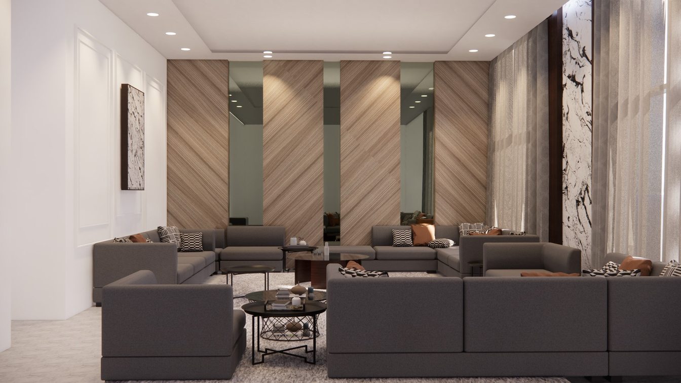 Interior render — مجلس من شغل مهندسينا